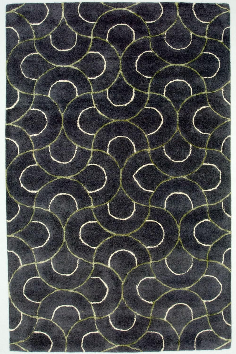 Designer Teppich 242 x 152 cm Wohnzimmer Teppich