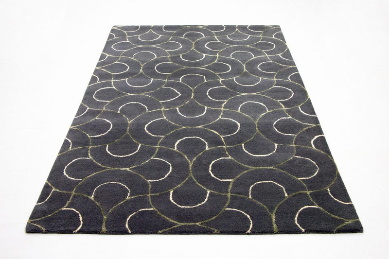 Designer Teppich 242 x 152 cm Wohnzimmer Teppich