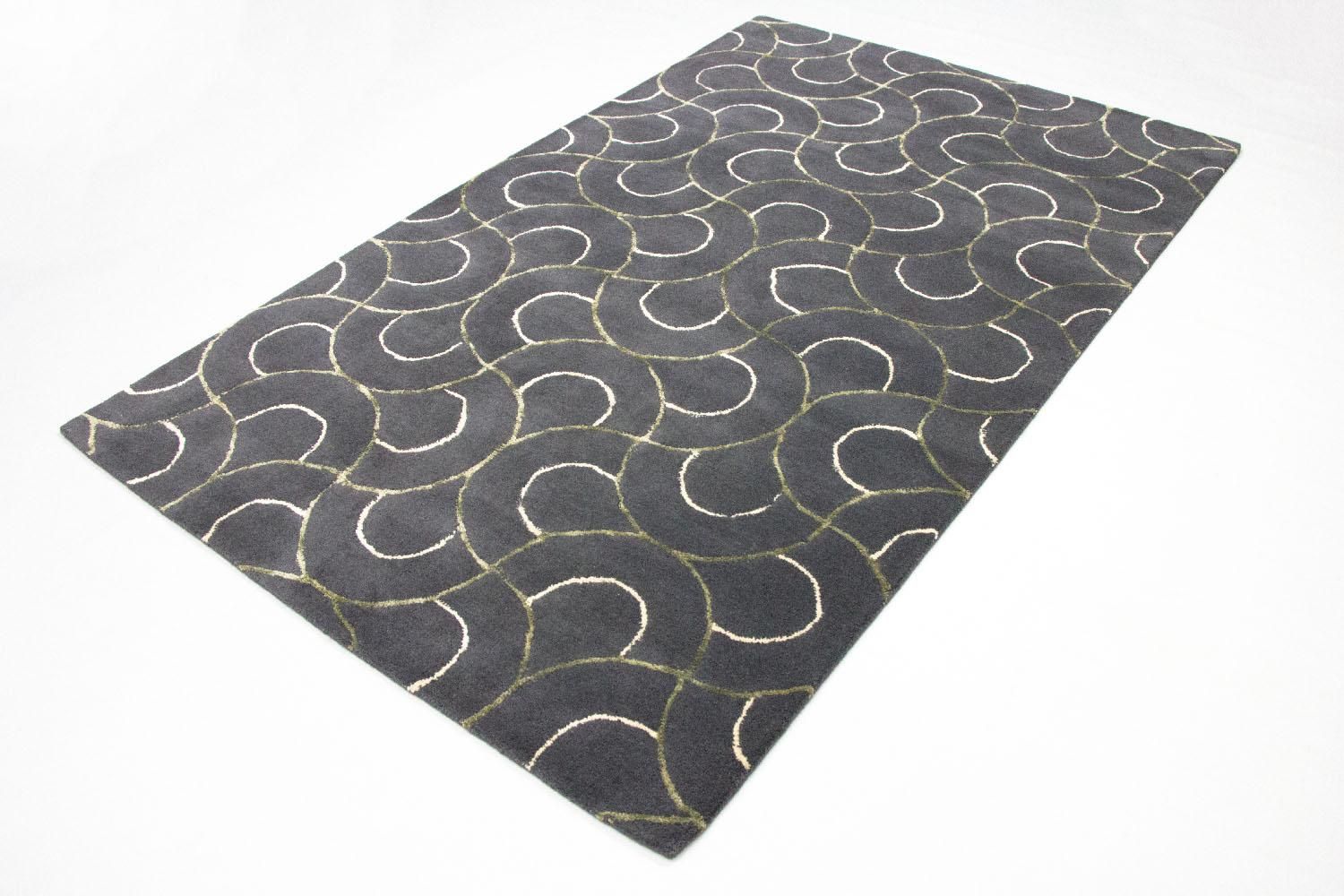 Designer Teppich 242 x 152 cm Wohnzimmer Teppich