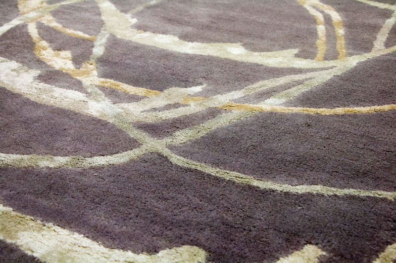 Tapis design - 245 x 155 cm - violet