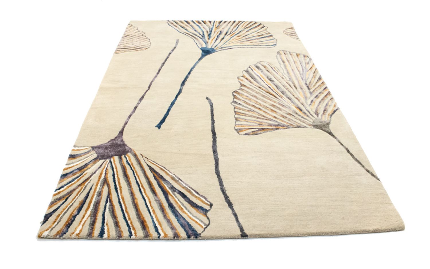 Tapis design - 243 x 152 cm - beige