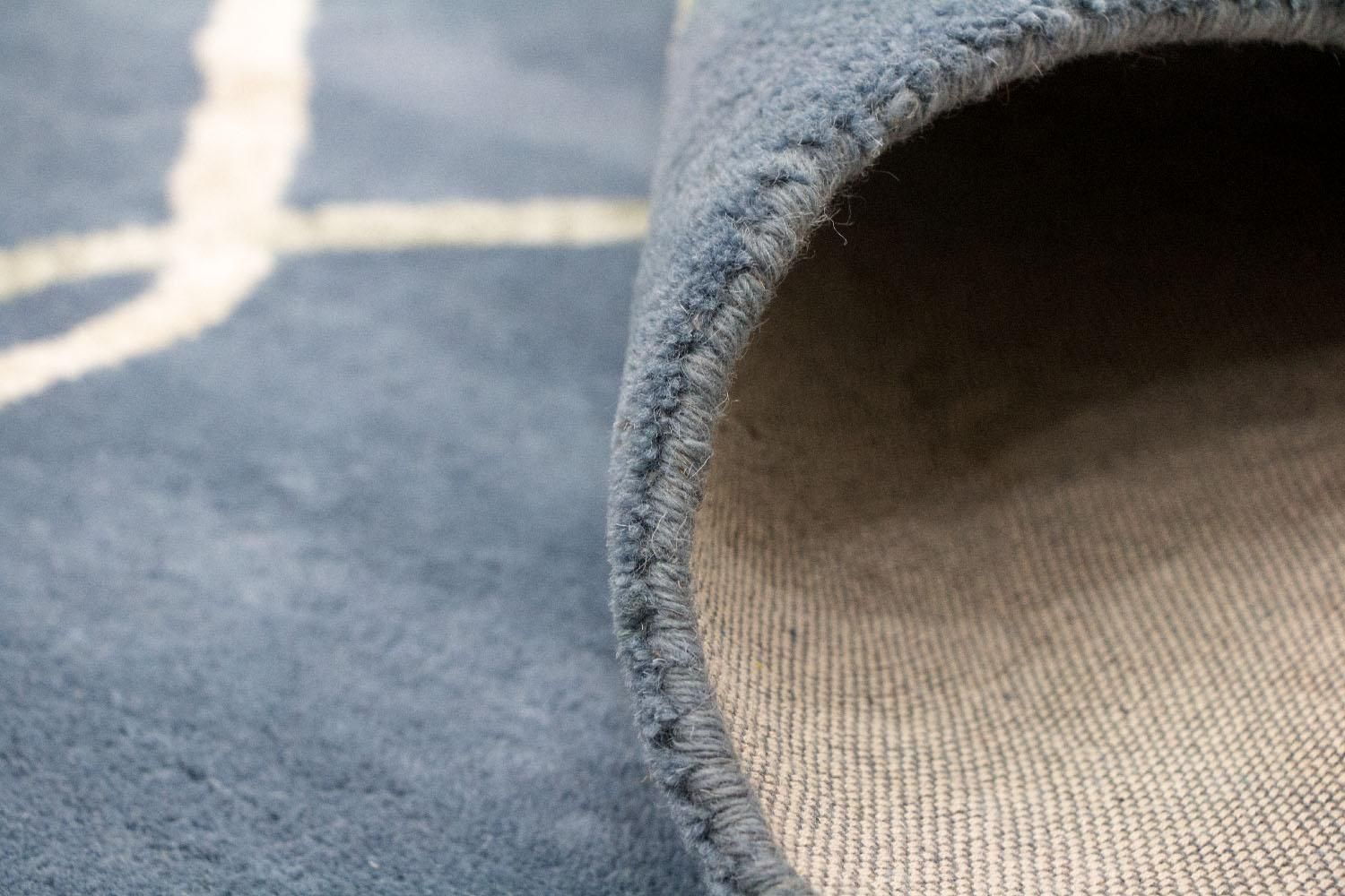 Tapis design - 240 x 153 cm - bleu