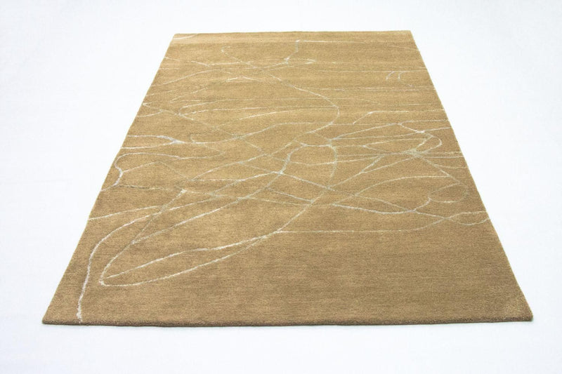 Tapis design - 243 x 150 cm - marron