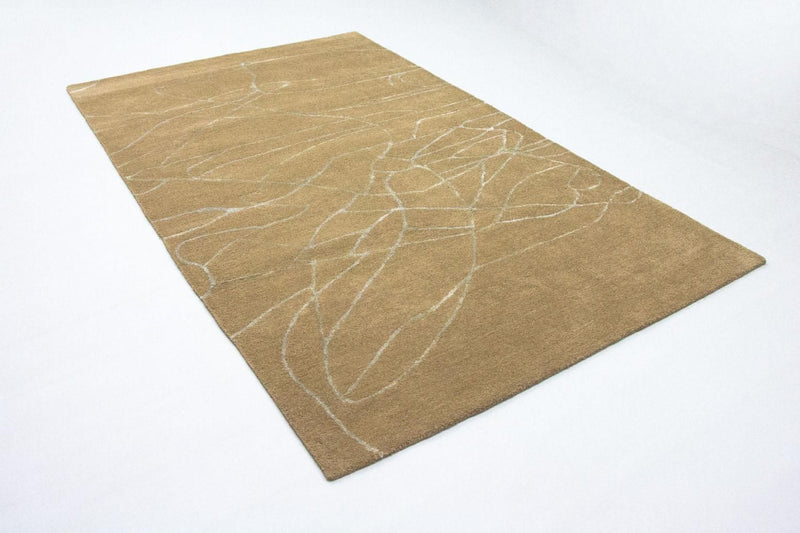 Tapis design - 243 x 150 cm - marron
