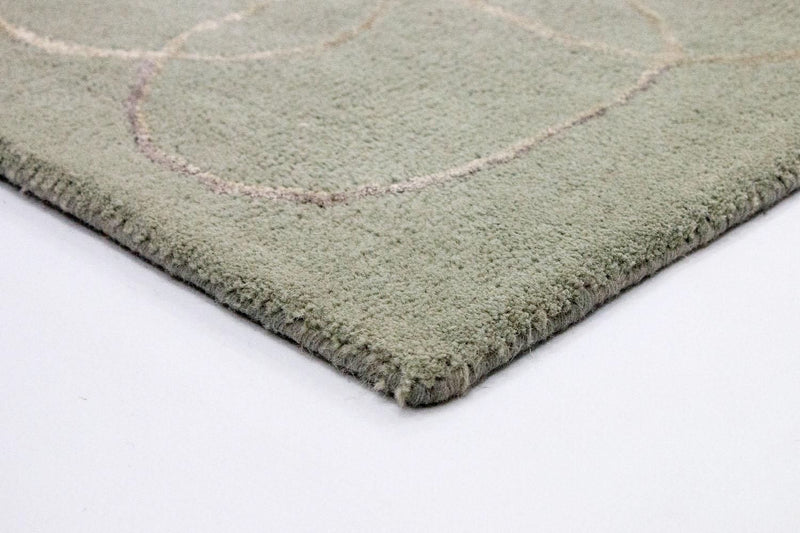 Tapis design - 239 x 150 cm - argent