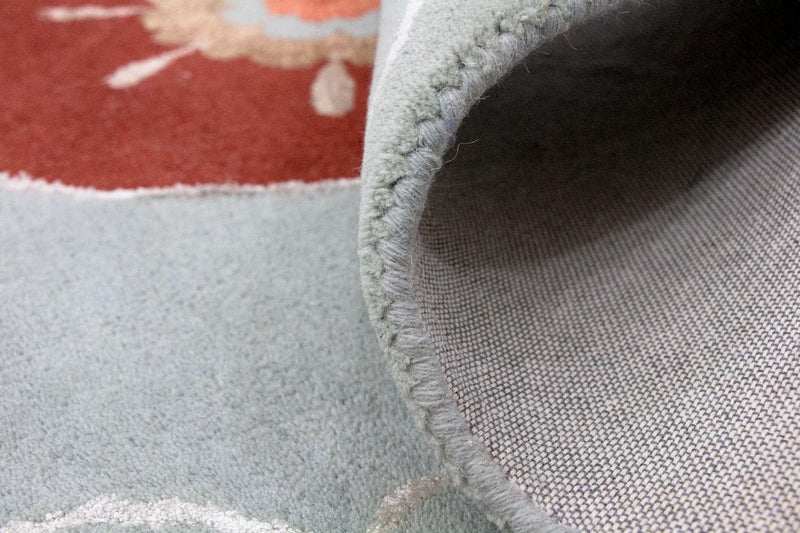 Tapis design - 239 x 150 cm - argent