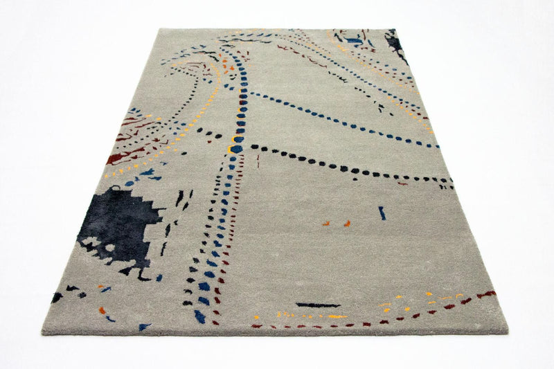 Tapis design - 242 x 155 cm - marron