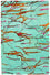 Tapis design - 248 x 154 cm - turquoise