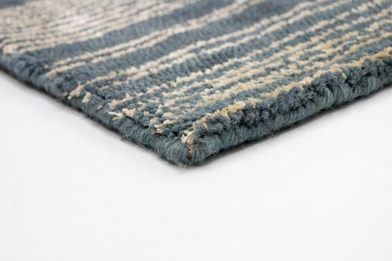 Tapis design - 246 x 154 cm - bleu