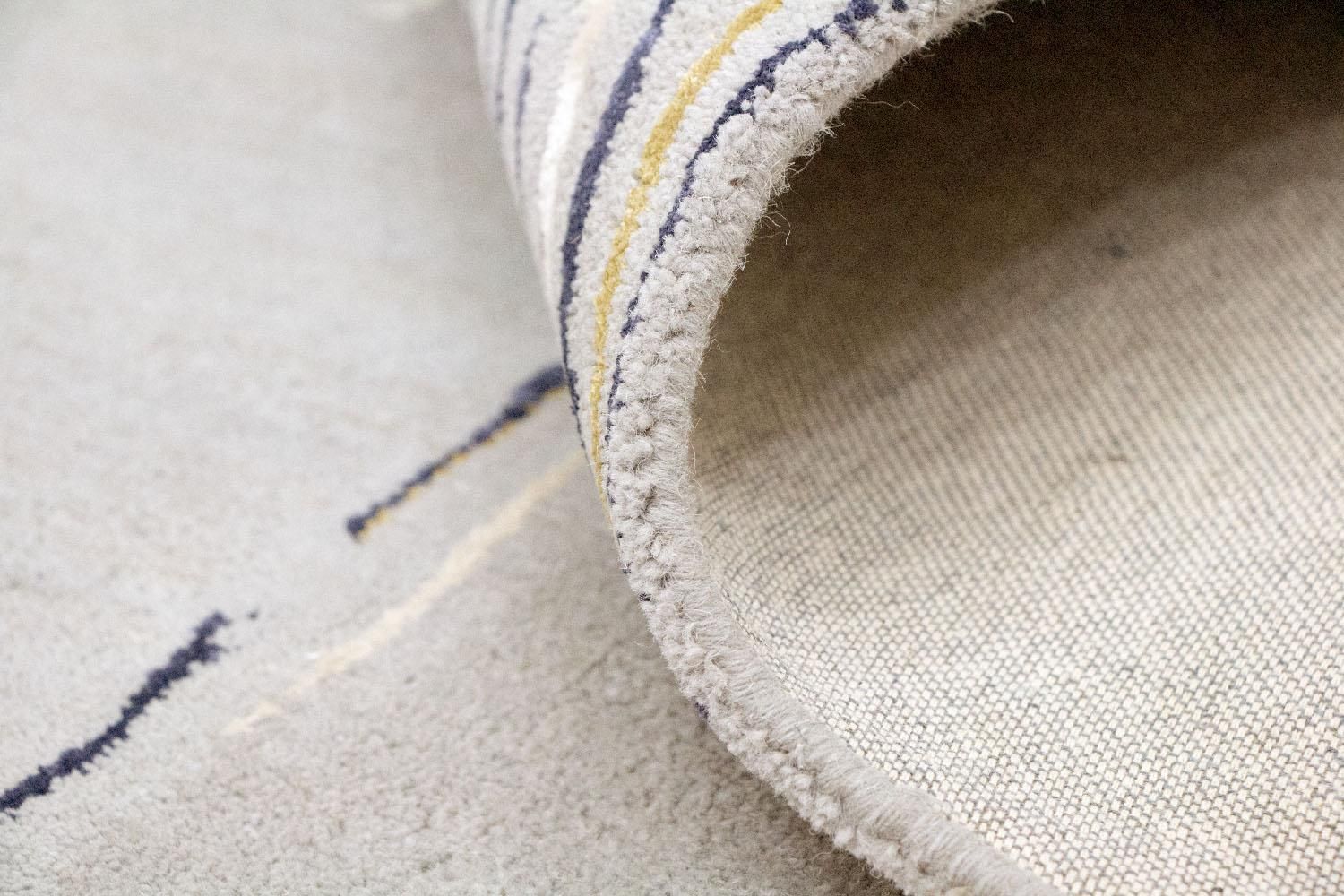 Tapis design - 244 x 157 cm - beige