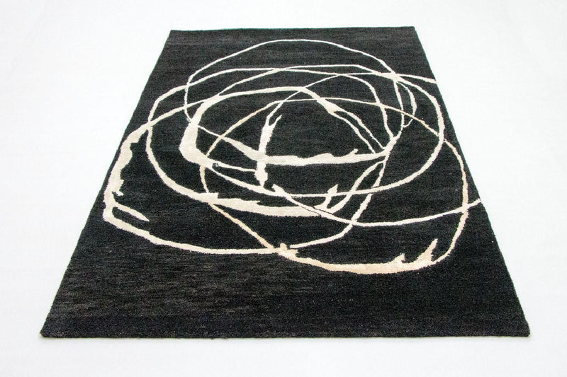 Tapis design - 245 x 153 cm - bleu