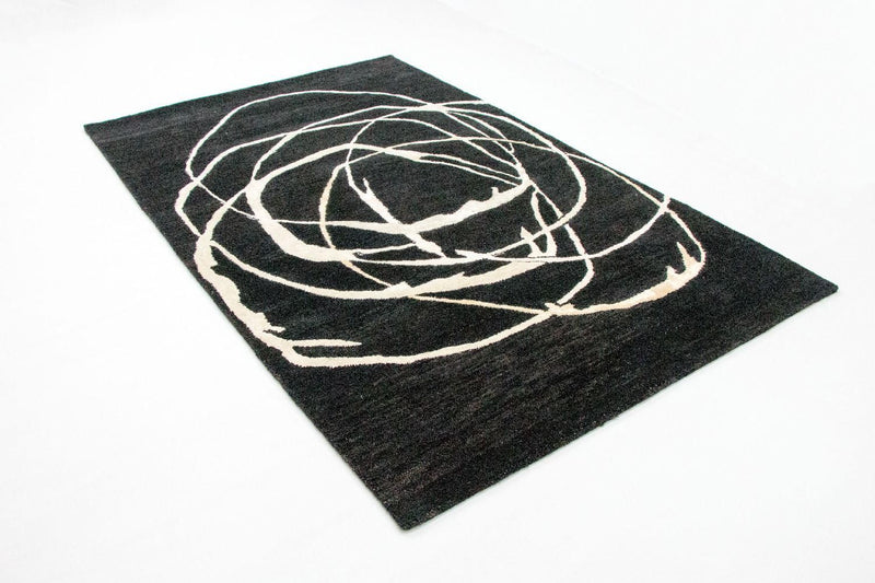 Tapis design - 245 x 153 cm - bleu