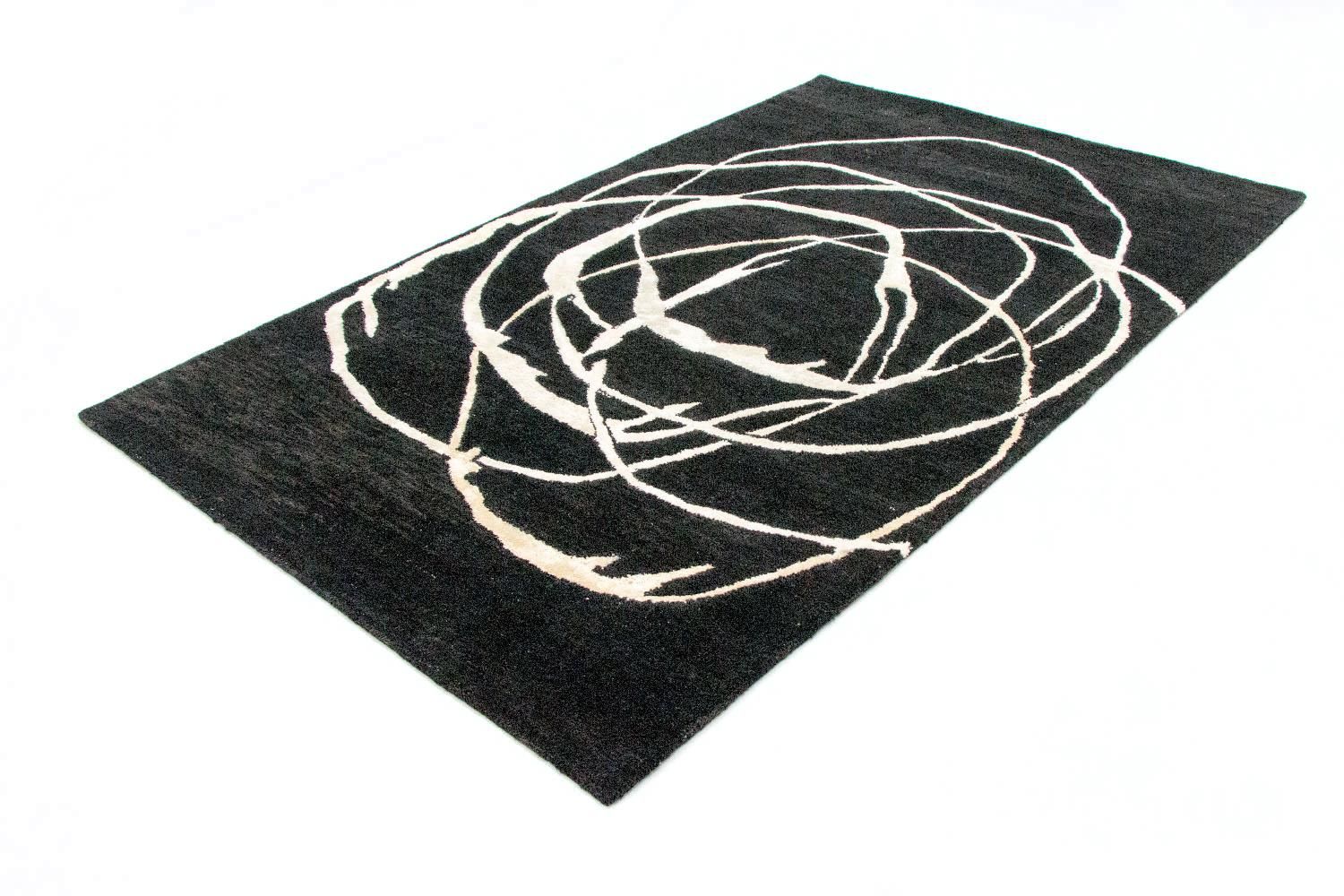 Tapis design - 245 x 153 cm - bleu