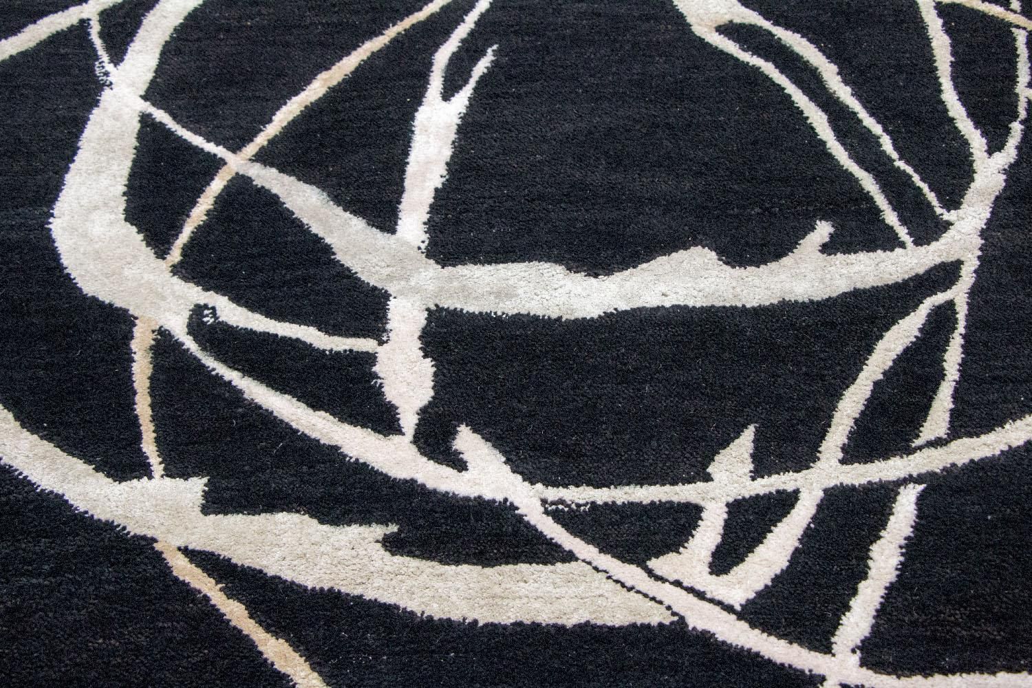 Tapis design - 245 x 153 cm - bleu