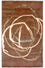 Tapis design - 244 x 152 cm - marron