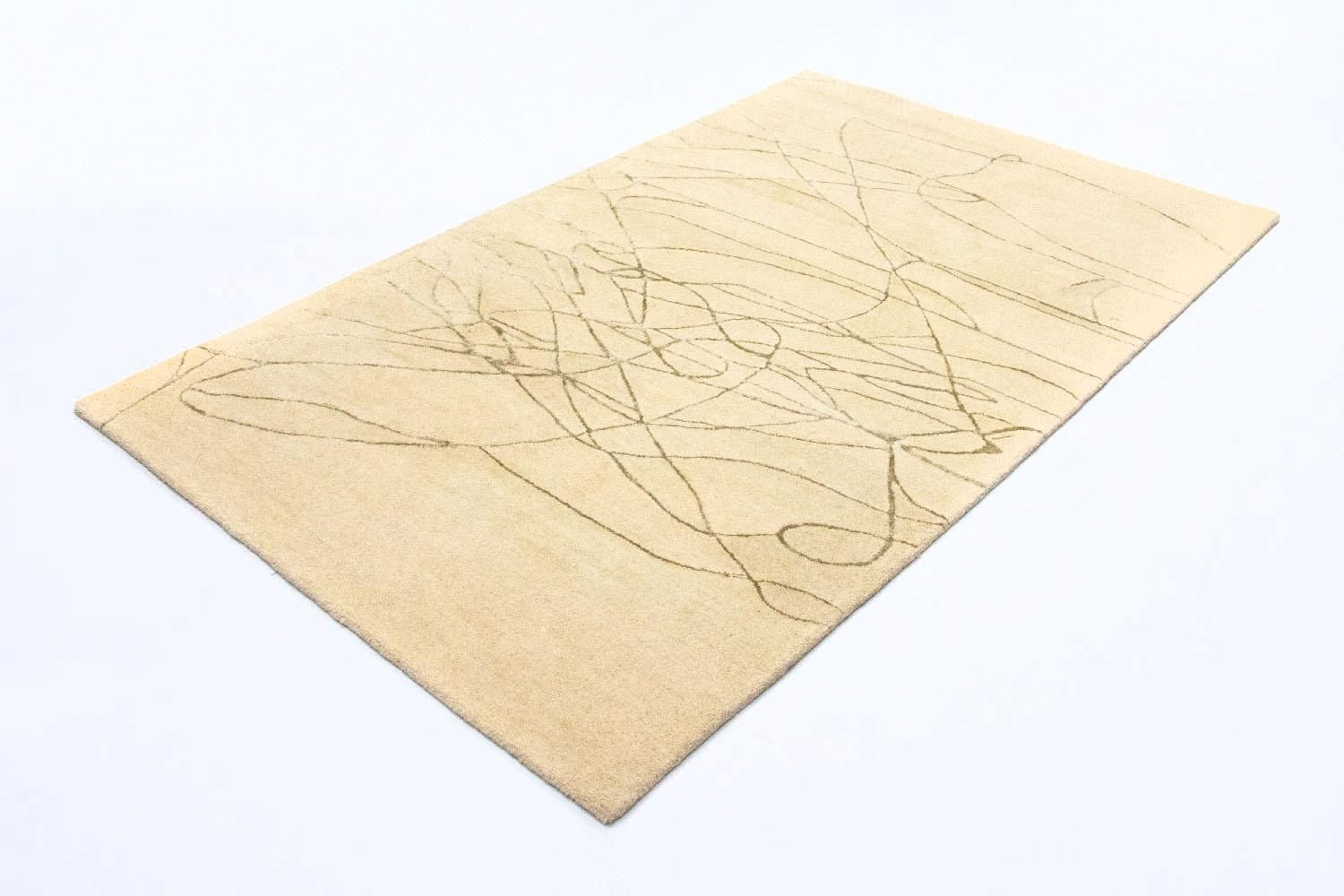 Tapis design - 239 x 152 cm - beige