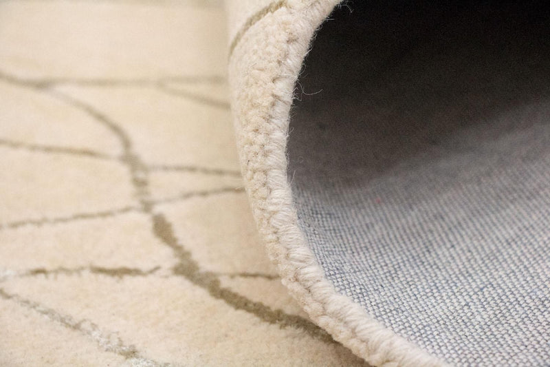 Tapis design - 239 x 152 cm - beige