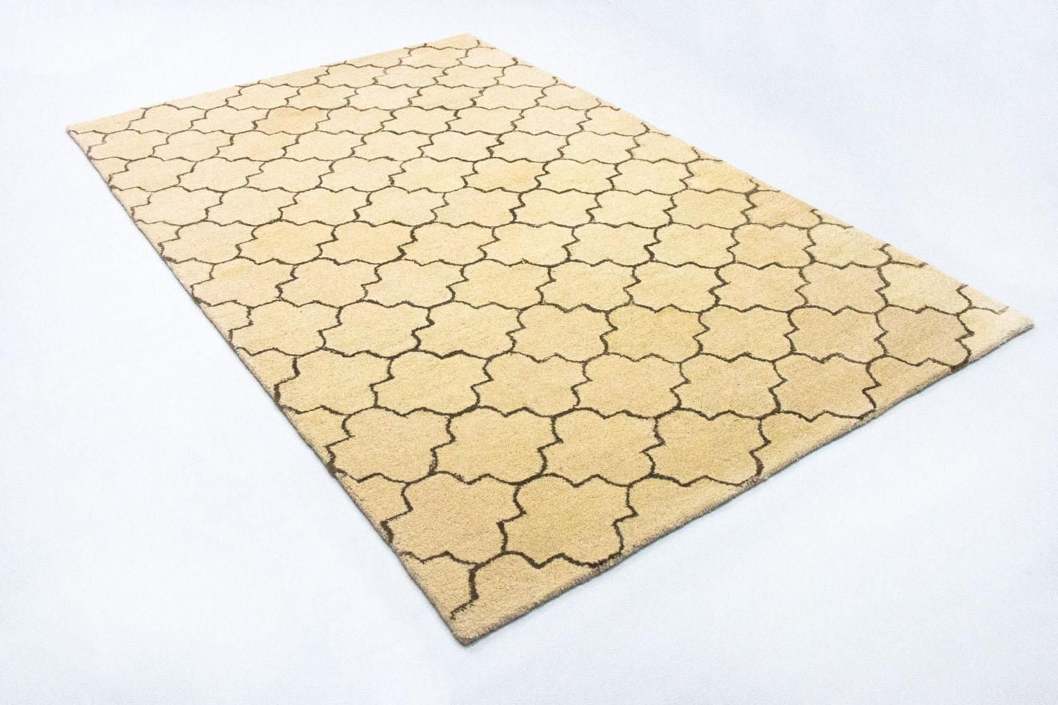 Tapis en laine - 245 x 156 cm - beige