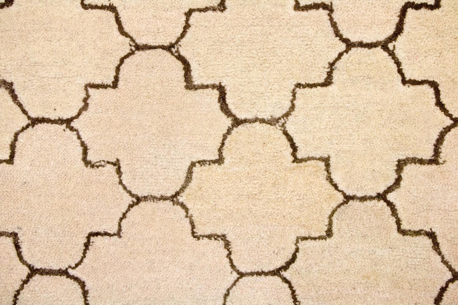 Tapis en laine - 245 x 156 cm - beige