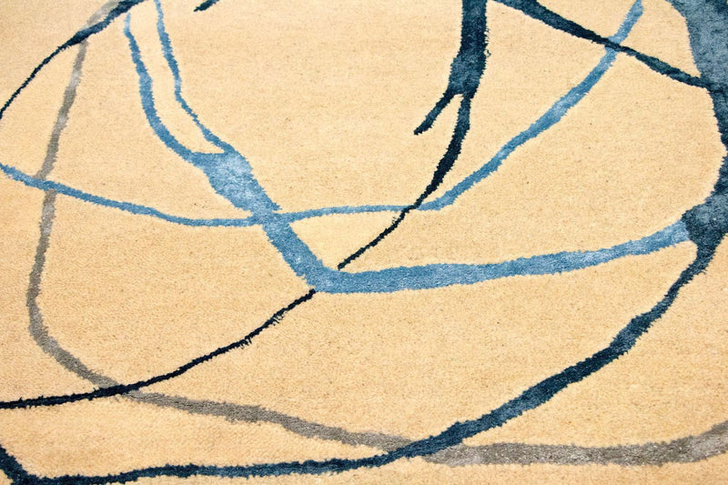 Tapis design - 241 x 154 cm - beige