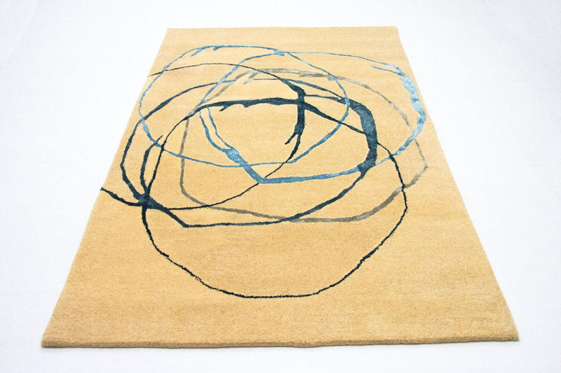 Tapis design - 241 x 154 cm - beige