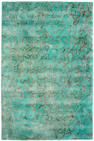 Tapis design - 244 x 153 cm - turquoise