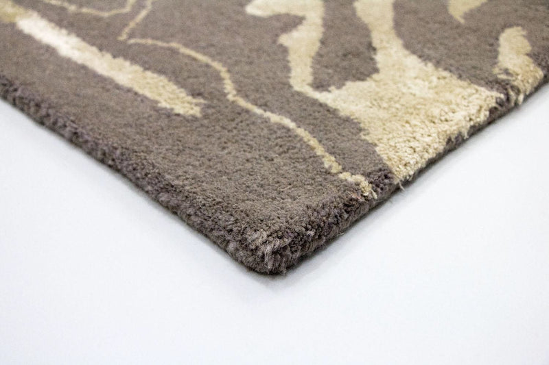 Tapis design - 241 x 153 cm - marron