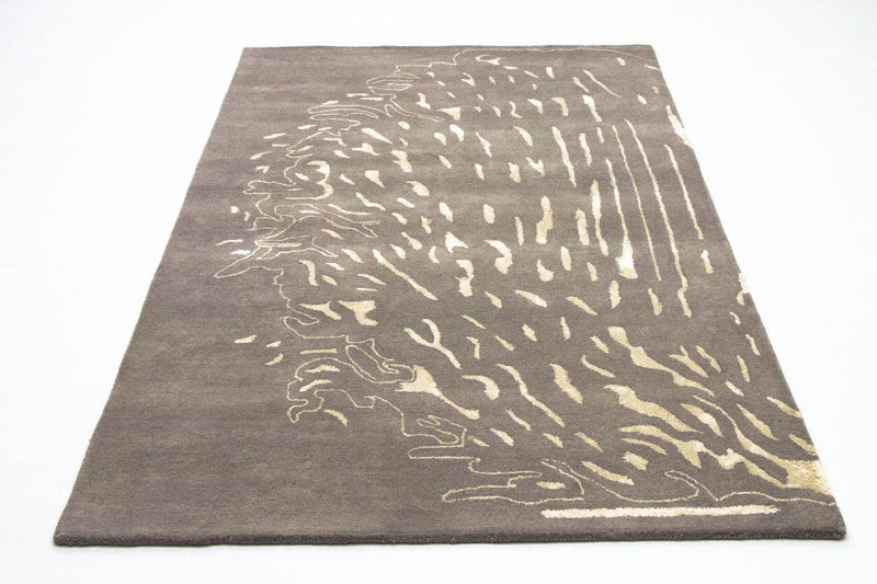 Tapis design - 241 x 153 cm - marron