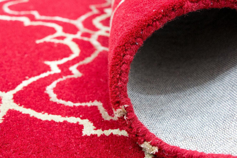Tapis en laine - 240 x 152 cm - rouge