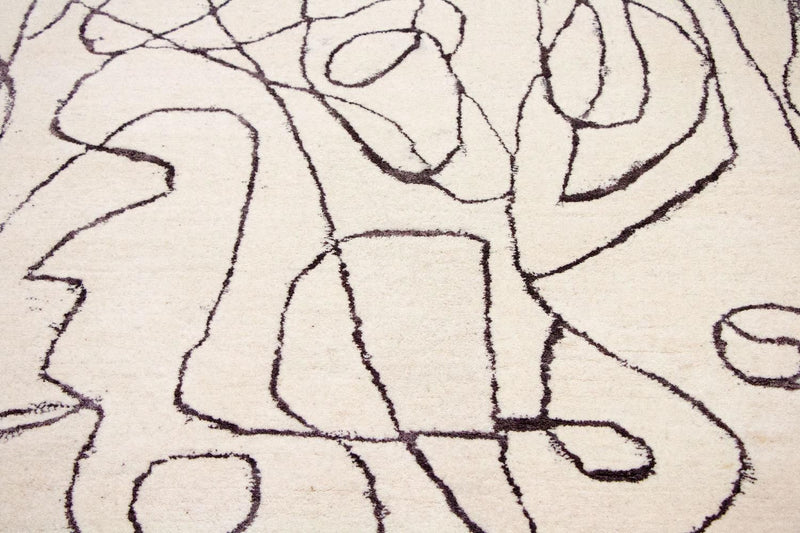 Tapis design - 243 x 153 cm - beige