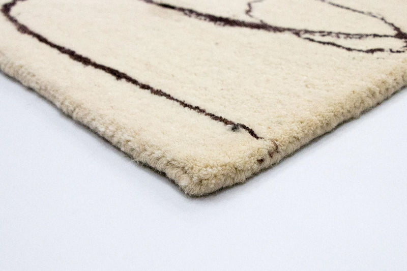 Tapis design - 243 x 153 cm - beige