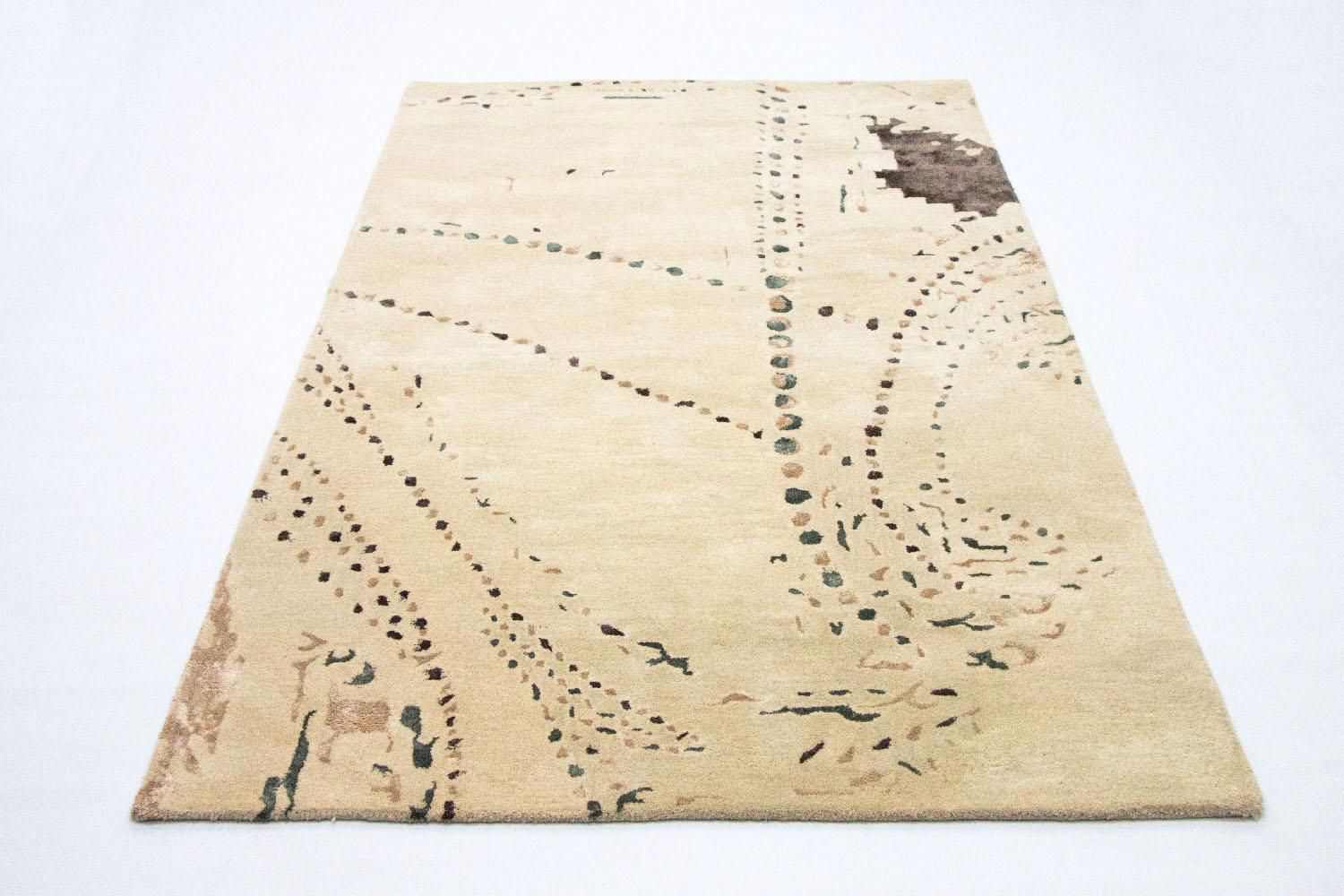 Tapis design - 244 x 153 cm - beige
