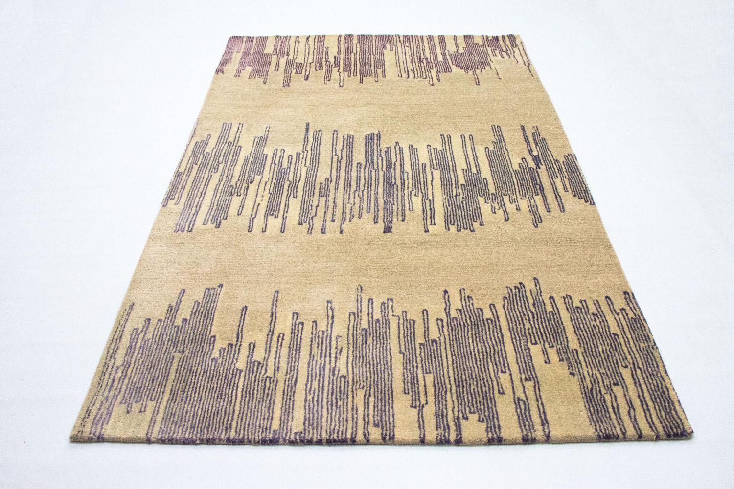 Designer Teppich 241 x 153 cm Wohnzimmer Teppich