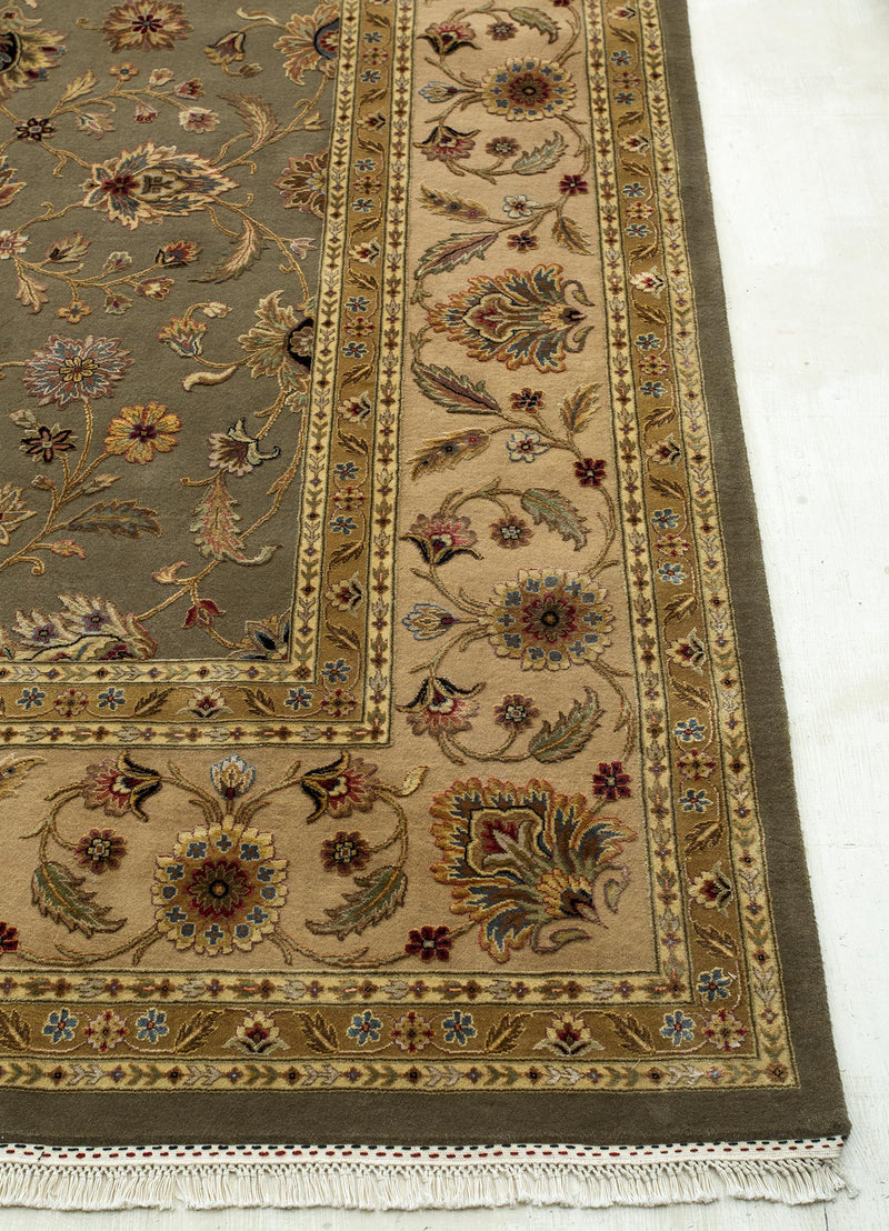 Tapis de couloir Tapis en laine - 300 x 75 cm - vert