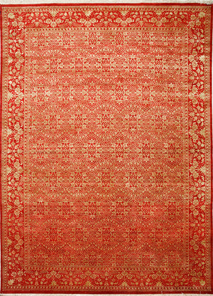 Tapis en laine - 395 x 295 cm - orange
