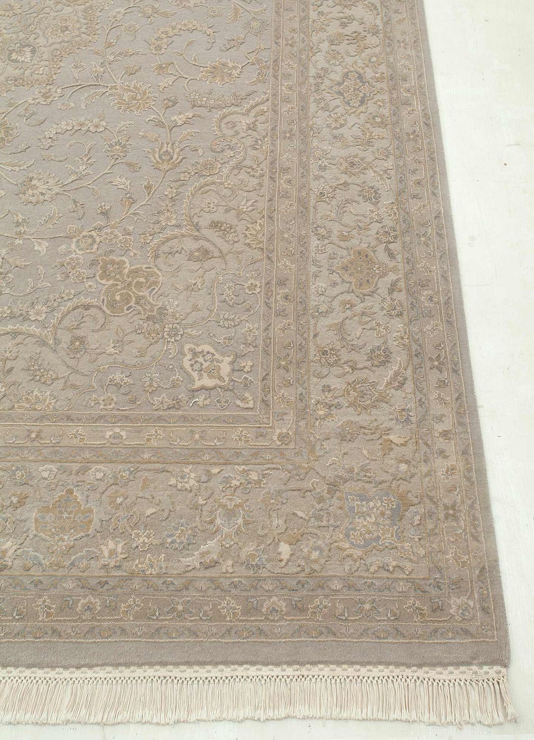 Tapis en laine - 300 x 240 cm - gris clair