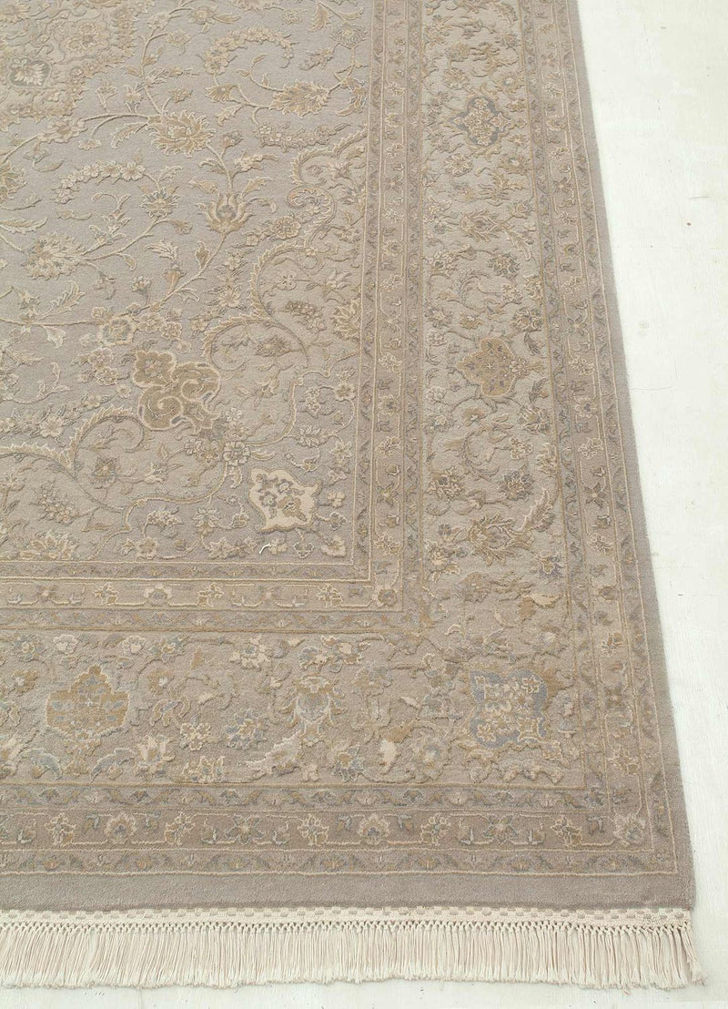 Tapis en laine - 300 x 240 cm - gris clair