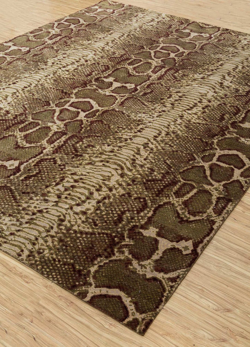 Tapis en laine - 300 x 240 cm - marron