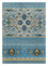 Wollteppich - 300 x 240 cm - blau