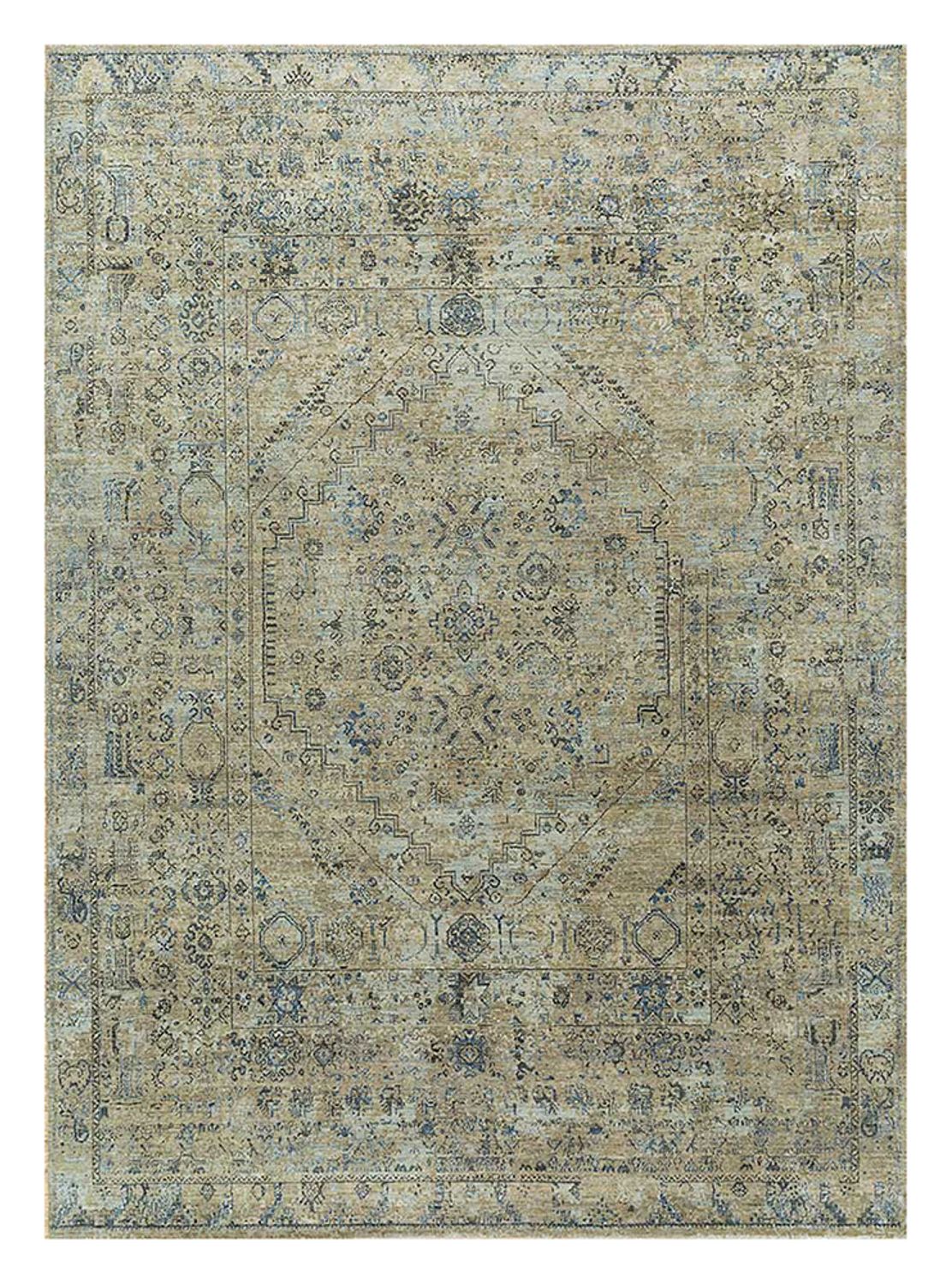Tapis en laine - 240 x 170 cm - vert menthe