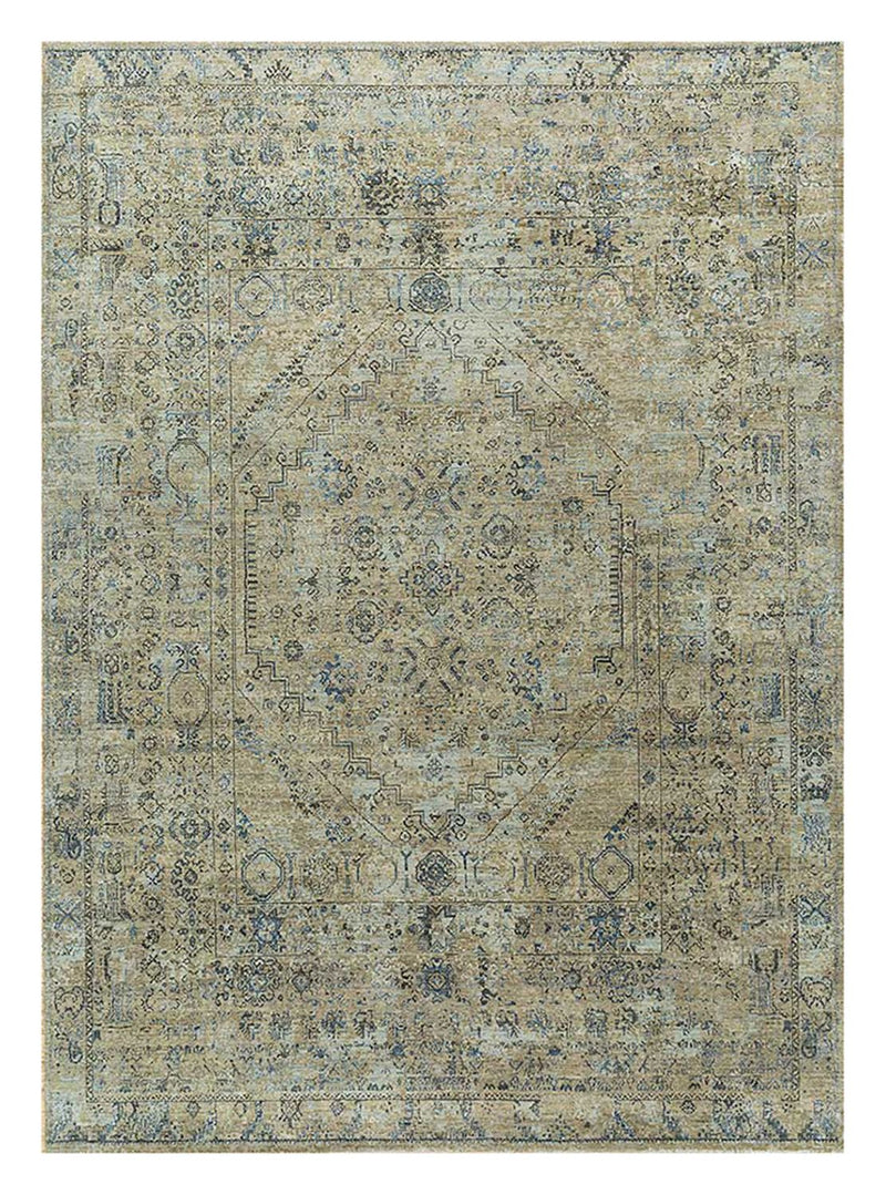 Tapis en laine - 240 x 170 cm - vert menthe
