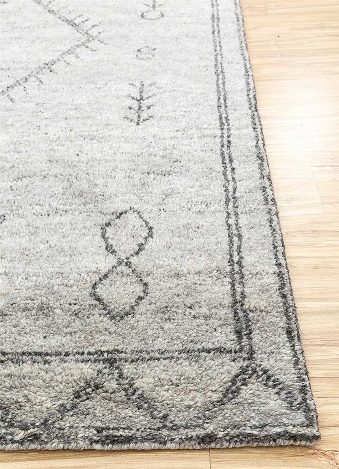 Tapis en laine - 240 x 150 cm - beige