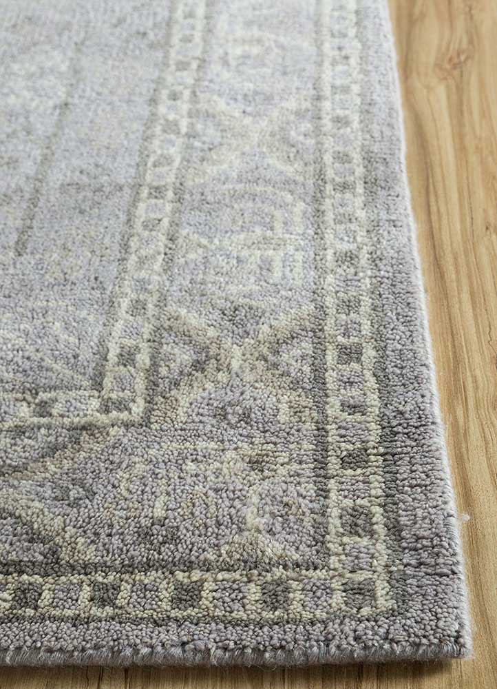 Tapis en laine - 360 x 270 cm - gris