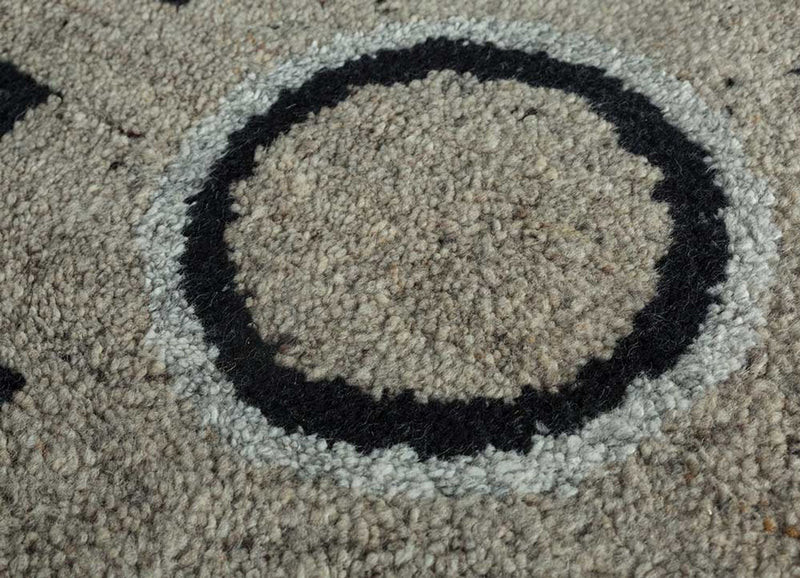 Tapis en laine - 300 x 240 cm - gris