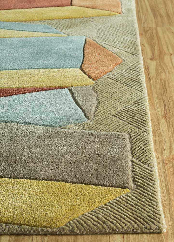 Tapis en laine - 240 x 170 cm - or