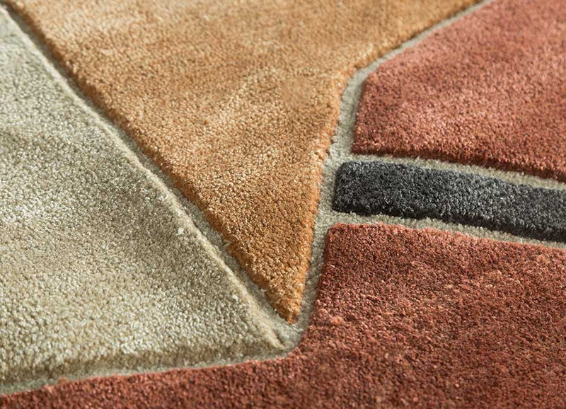 Tapis en laine originale  - 240 x 180 cm - multicolore