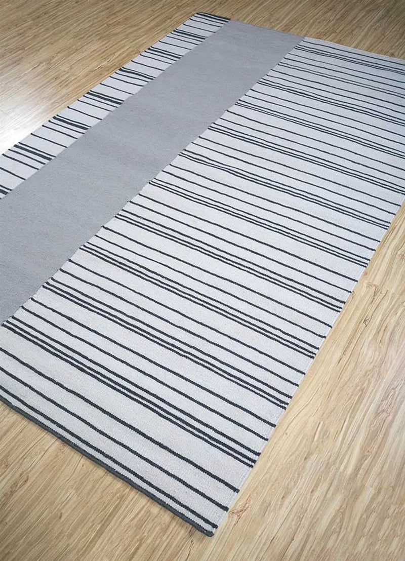 Tapis en laine - 240 x 150 cm - gris clair