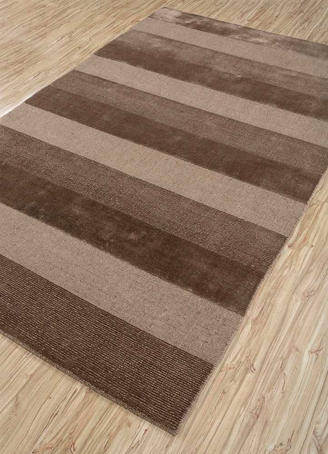 Designer Teppich - 180 x 120 cm - braun
