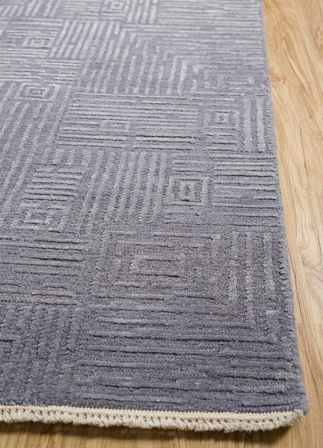 Tapis en laine - 300 x 240 cm - gris