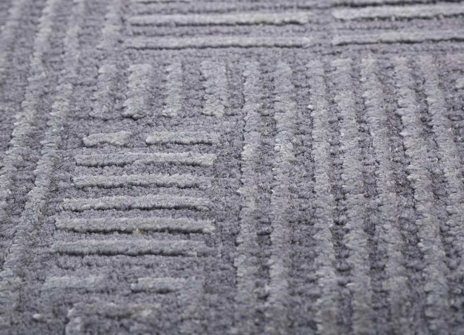 Tapis en laine - 300 x 240 cm - gris